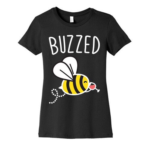 Buzzed Wine Bee Womens T-Shirt
