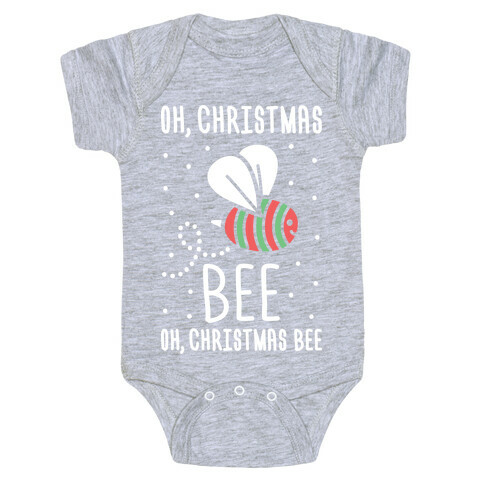 Oh, Christmas Bee Baby One-Piece