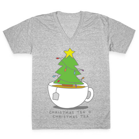 Christmas Tea O Christmas Tea V-Neck Tee Shirt