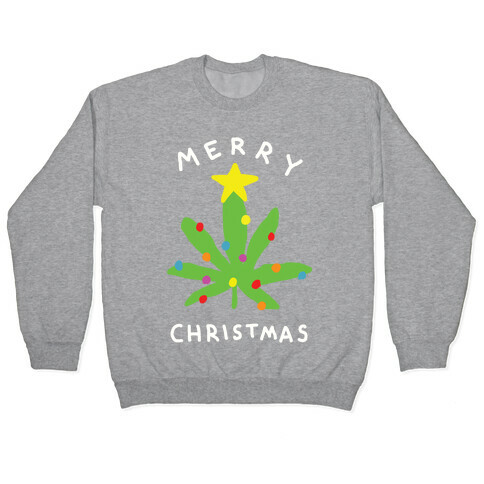 Merry Christmas Pot Leaf Pullover