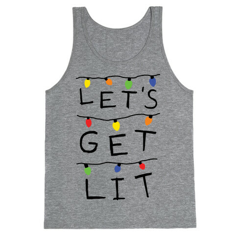 Let's Get Lit Christmas Lights Tank Top