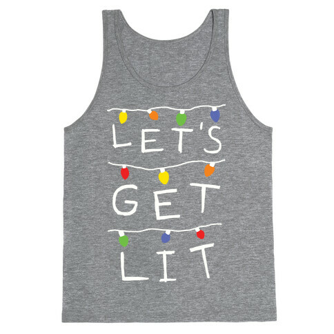 Let's Get Lit Christmas Lights Tank Top