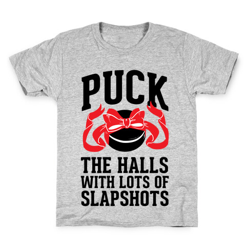 Puck the Halls Kids T-Shirt