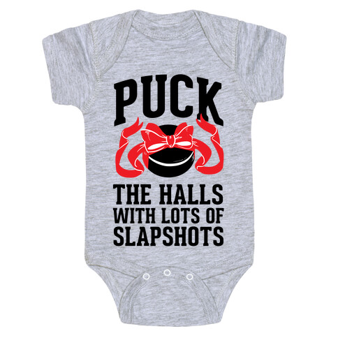 Puck the Halls Baby One-Piece