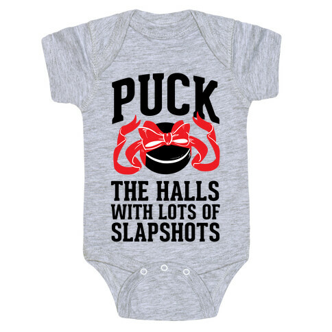 Puck the Halls Baby One-Piece