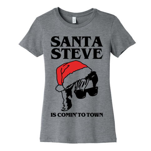 Santa Steve Parody Womens T-Shirt