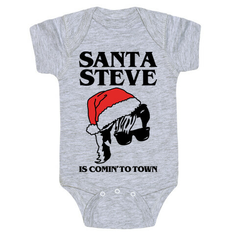 Santa Steve Parody Baby One-Piece