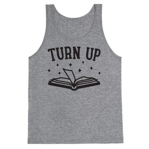Turn Up Book Tank Top