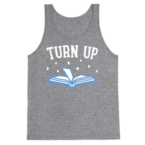 Turn Up Book Tank Top