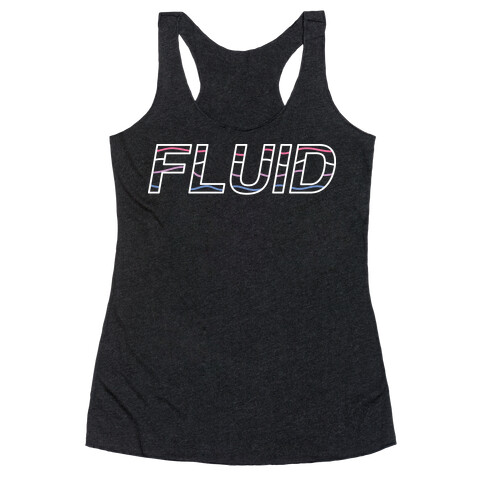 Fluid Waves Racerback Tank Top