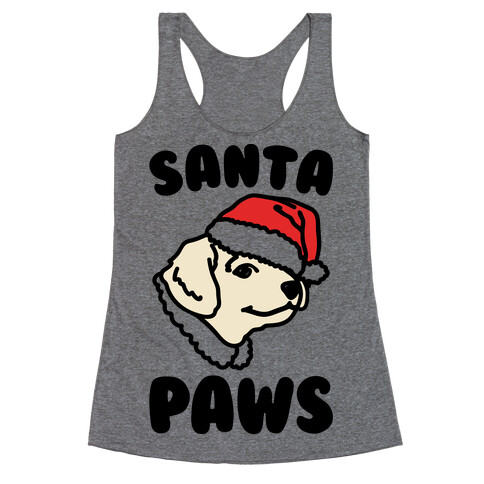 Santa Paws  Racerback Tank Top