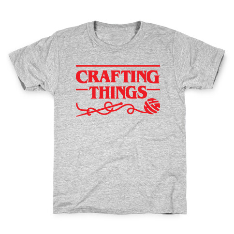 Crafting Things Parody Kids T-Shirt