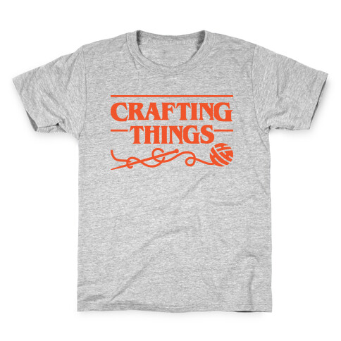 Crafting Things Parody Kids T-Shirt