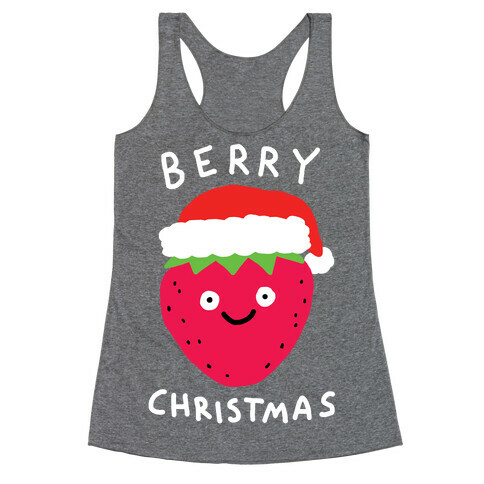 Berry Christmas Racerback Tank Top