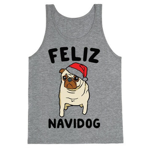 Feliz Navidog Parody Tank Top