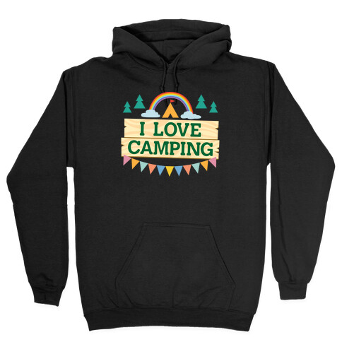 I Love Camping (Pocket Camp Parody) Hooded Sweatshirt