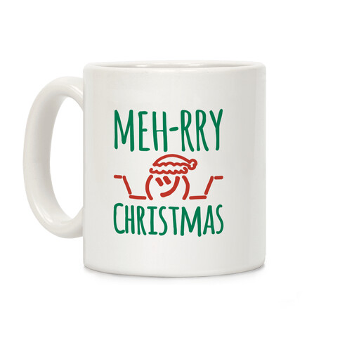 Meh-rry Christmas Parody Coffee Mug