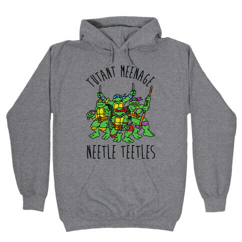 Tutant Meeage Nestle Teetles Hooded Sweatshirt