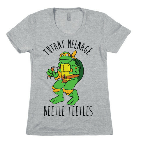 Tutant Meeage Nestle Teetles Mikey Womens T-Shirt
