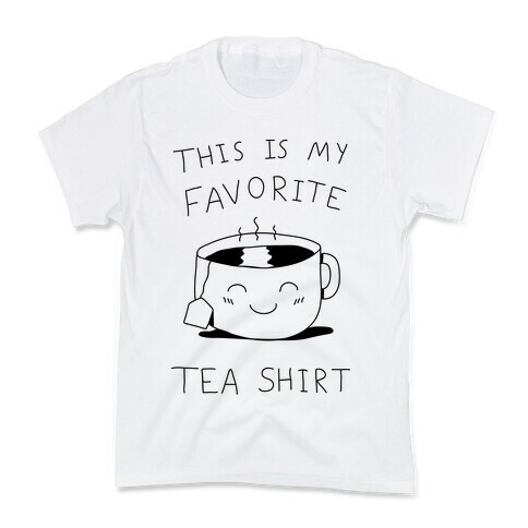 This Is My Favorite Tea Shirt Kids T-Shirt