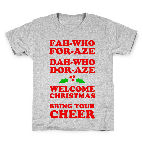 Fah-Who For-Aze Kids T-Shirt