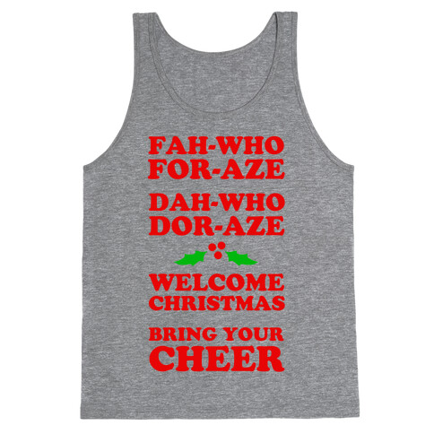 Fah-Who For-Aze Tank Top