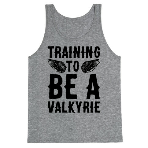 Training To Be A Valkyrie Parody Tank Top