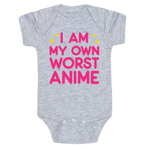 I Am My Own Worst Anime Baby One-Piece