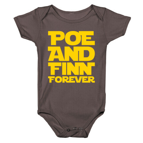Poe and Finn Forever White Print Baby One-Piece