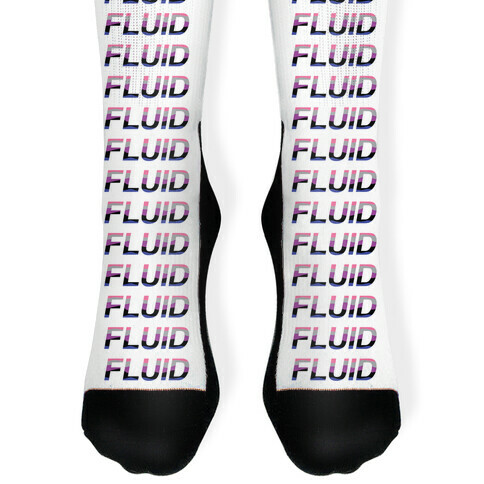 Fluid Waves Sock