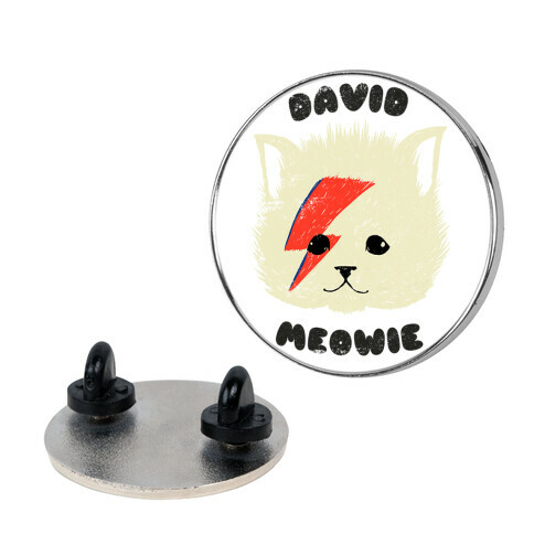 David Meowie Pin