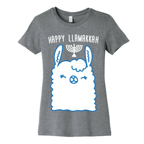 Happy Llamakkah Womens T-Shirt