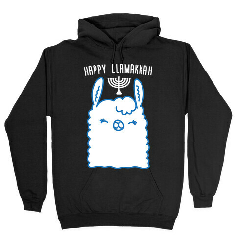 Happy Llamakkah Hooded Sweatshirt