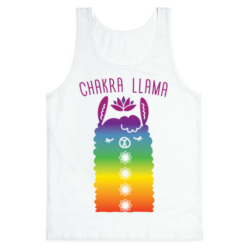 Chakra Llama Tank Top