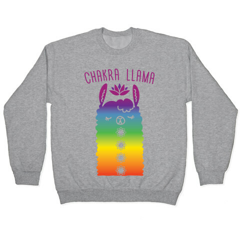 Chakra Llama Pullover