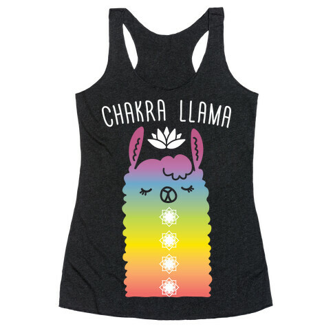 Chakra Llama Racerback Tank Top