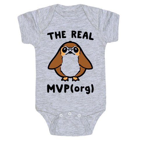 The Real MVP Porg Parody Baby One-Piece