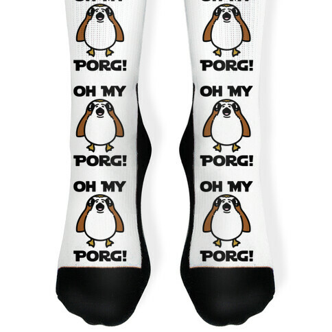 Oh My Porg Parody Sock