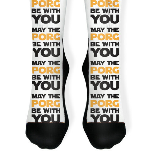 May The Porg Be With You Sock