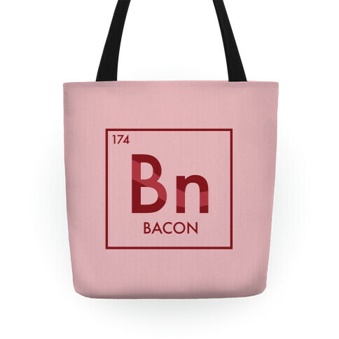 Bacon Periodic Element Tote