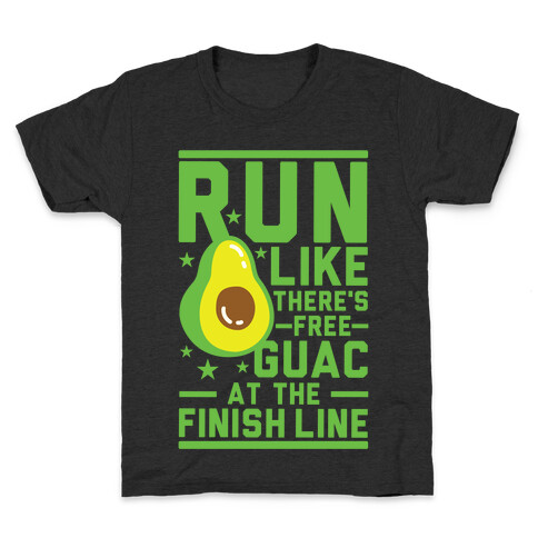 Run Like There's Free Guac Kids T-Shirt