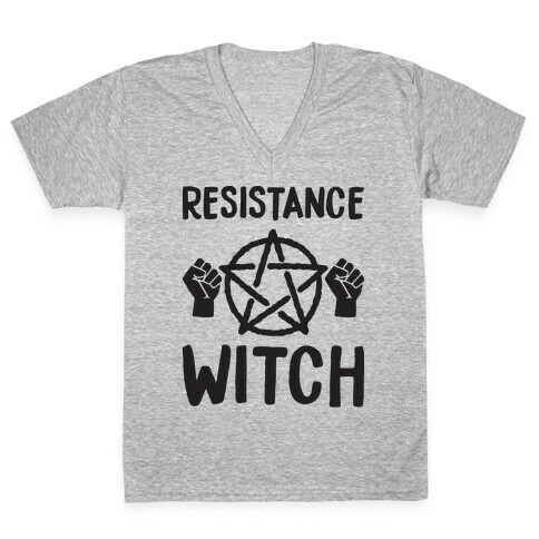 Resistance Witch V-Neck Tee Shirt