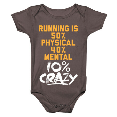 Running Is Crazy Baby One-Piece