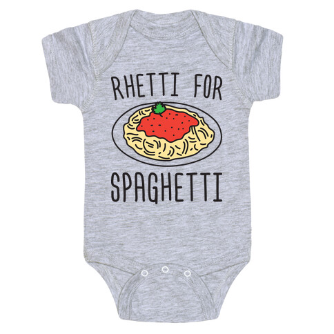 Rhetti For Spaghetti Baby One-Piece