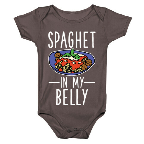 Spaghet in my Belly Baby One-Piece