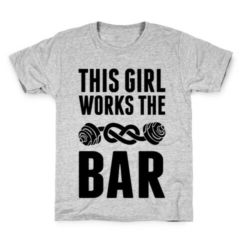 This Girl Works The Bar Kids T-Shirt