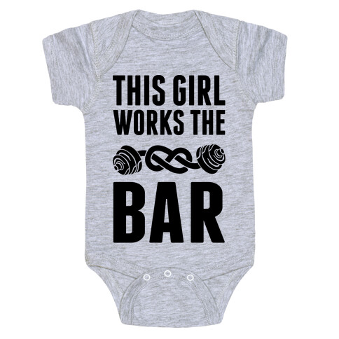 This Girl Works The Bar Baby One-Piece