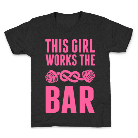 This Girl Works The Bar Kids T-Shirt