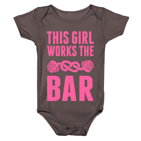 This Girl Works The Bar Baby One-Piece