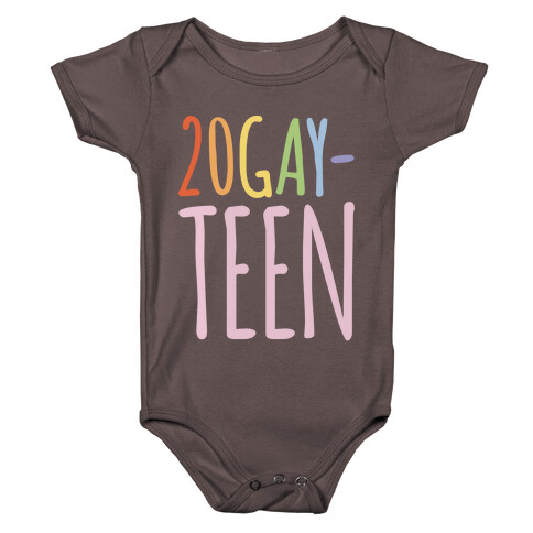 20-Gay-Teen  Baby One-Piece